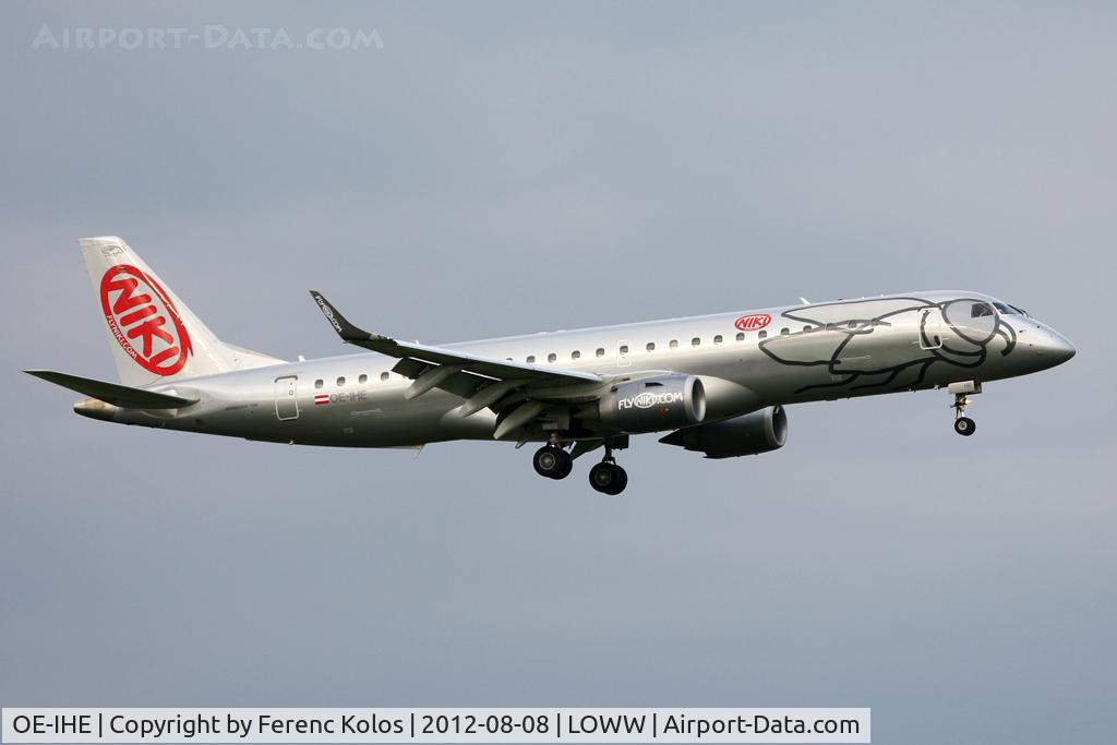 OE-IHE, 2010 Embraer 190LR (ERJ-190-100LR) C/N 19000387, lWien
