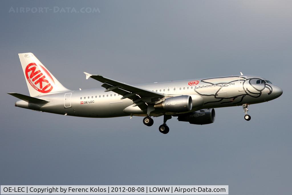 OE-LEC, 2010 Airbus A320-214 C/N 4316, lWien