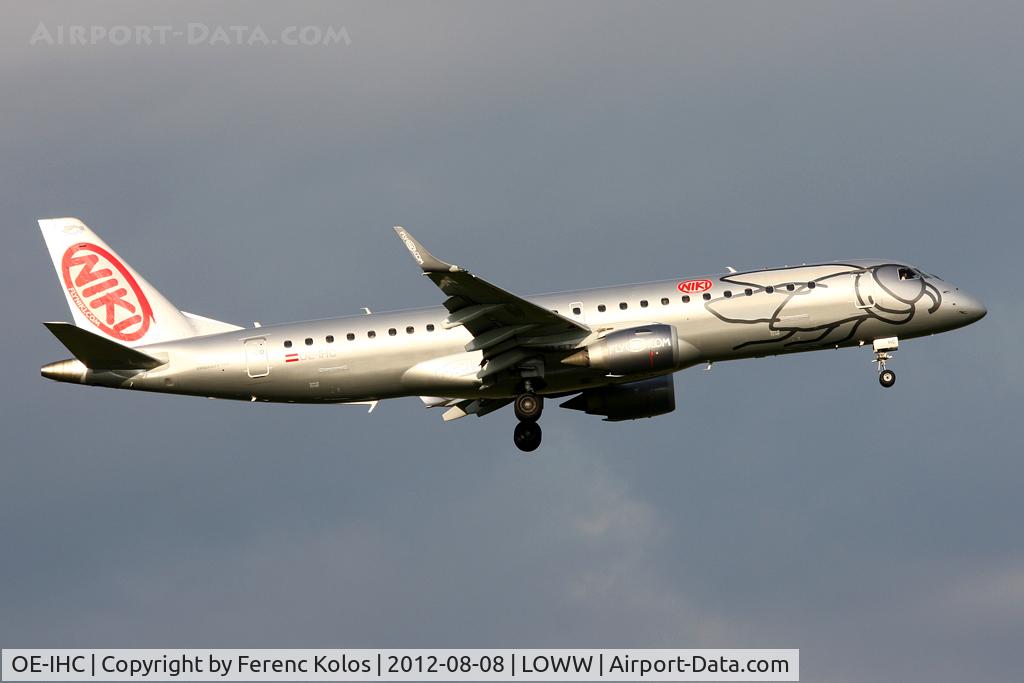 OE-IHC, 2010 Embraer 190LR (ERJ-190-100LR) C/N 19000349, lWien