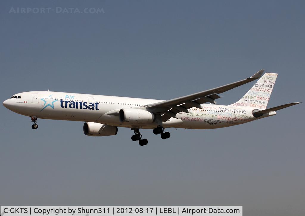 C-GKTS, 1995 Airbus A330-342 C/N 111, Landing rwy 25R