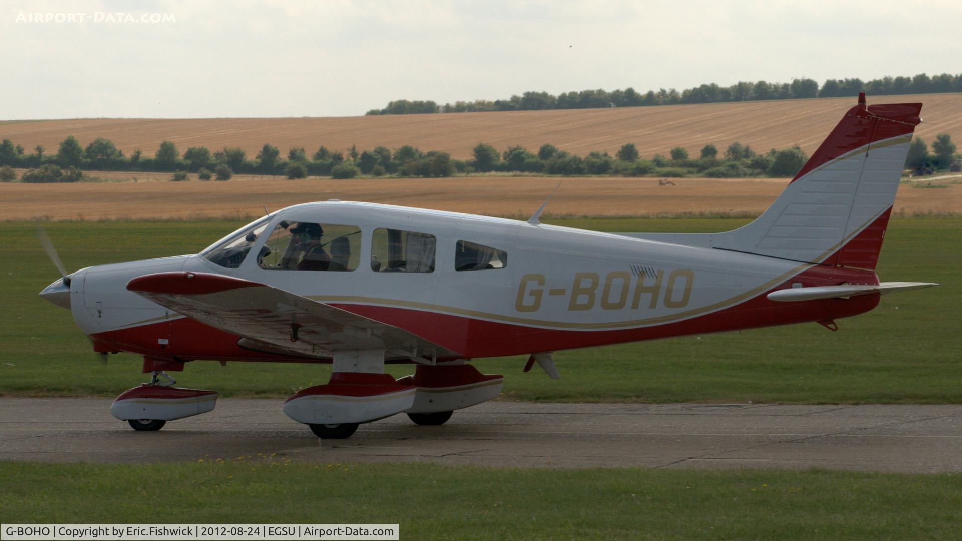 G-BOHO, 1980 Piper PA-28-161 Cherokee Warrior II C/N 28-8016196, 1. G-BOHO at Duxford Airfield