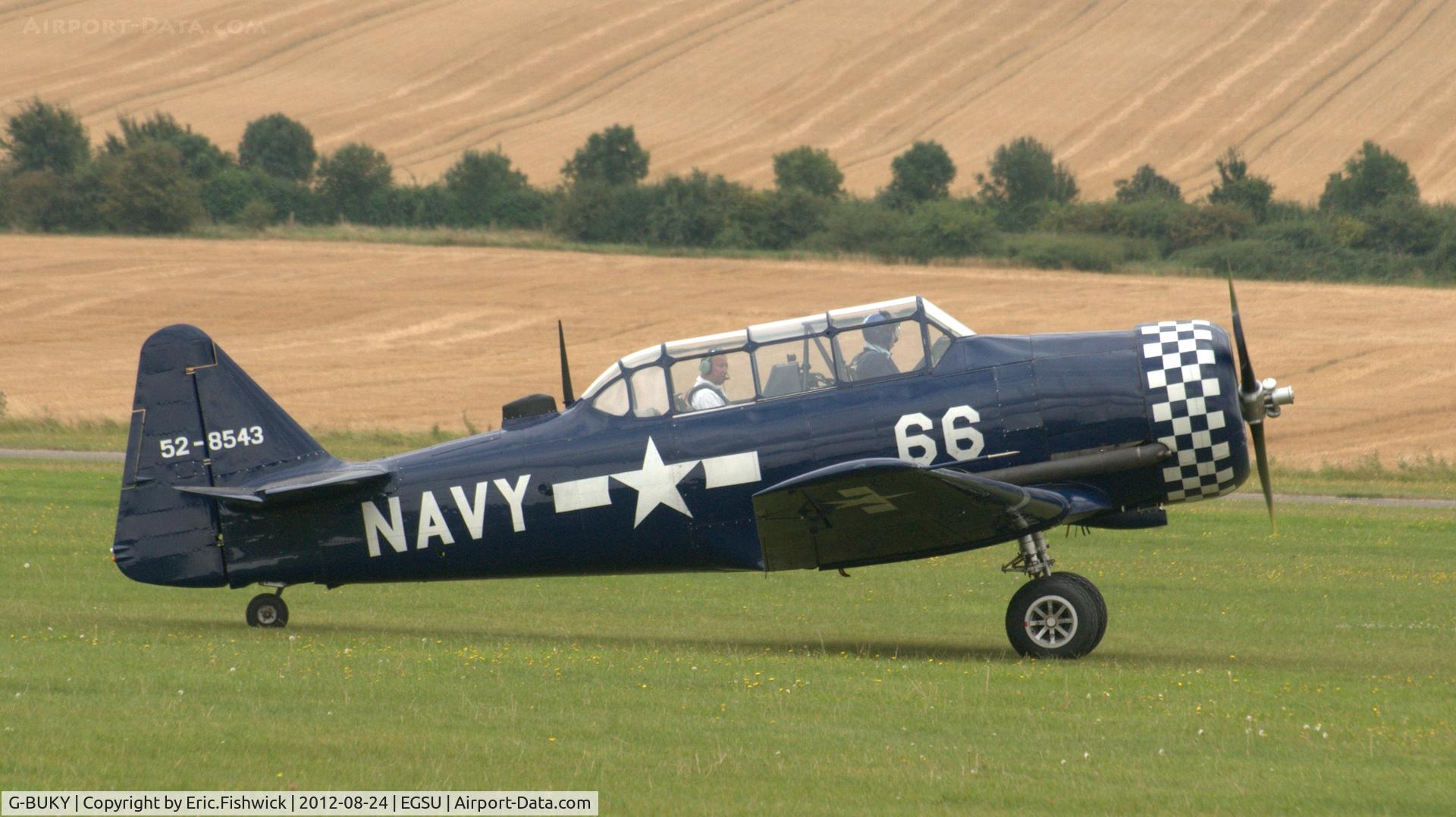 G-BUKY, 1952 Canadian Car & Foundry T-6H Harvard Mk.4M C/N CCF4-464, 2. 52-8543 at Duxford Airfield