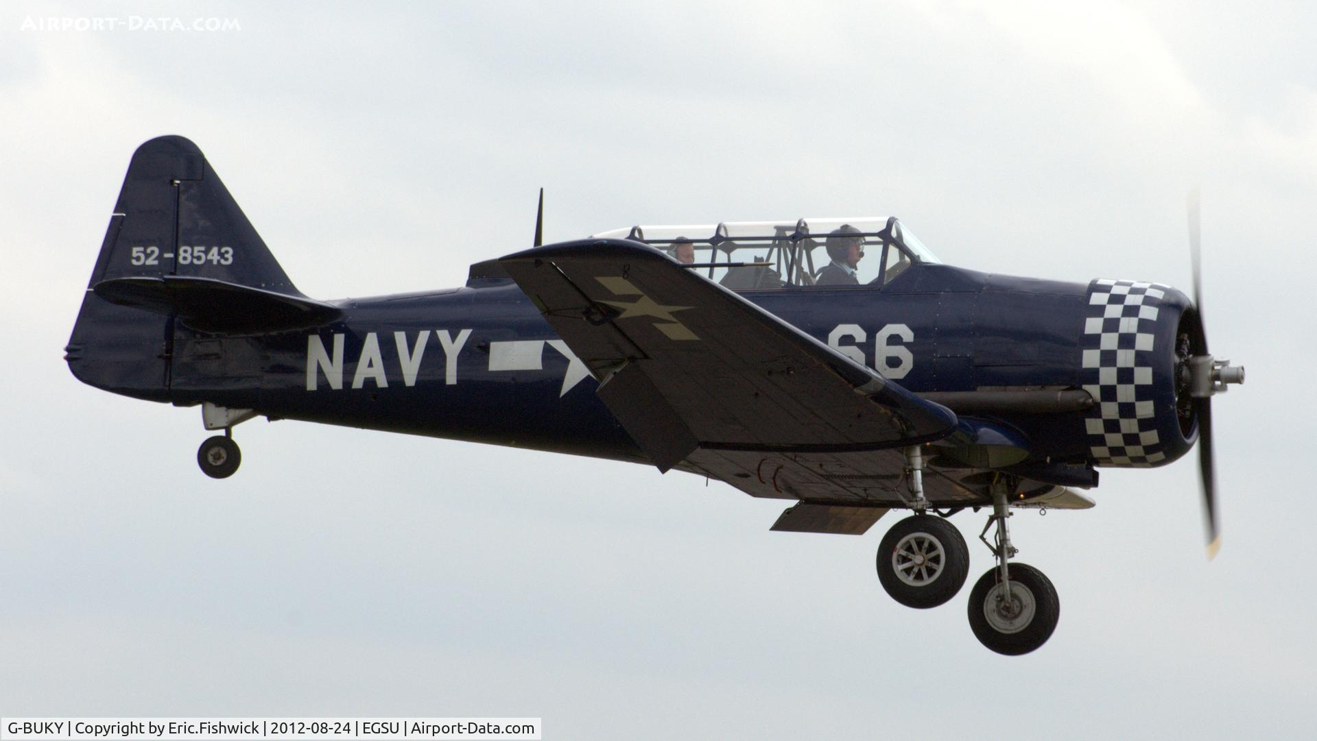 G-BUKY, 1952 Canadian Car & Foundry T-6H Harvard Mk.4M C/N CCF4-464, 42. 52-8543 at Duxford Airfield