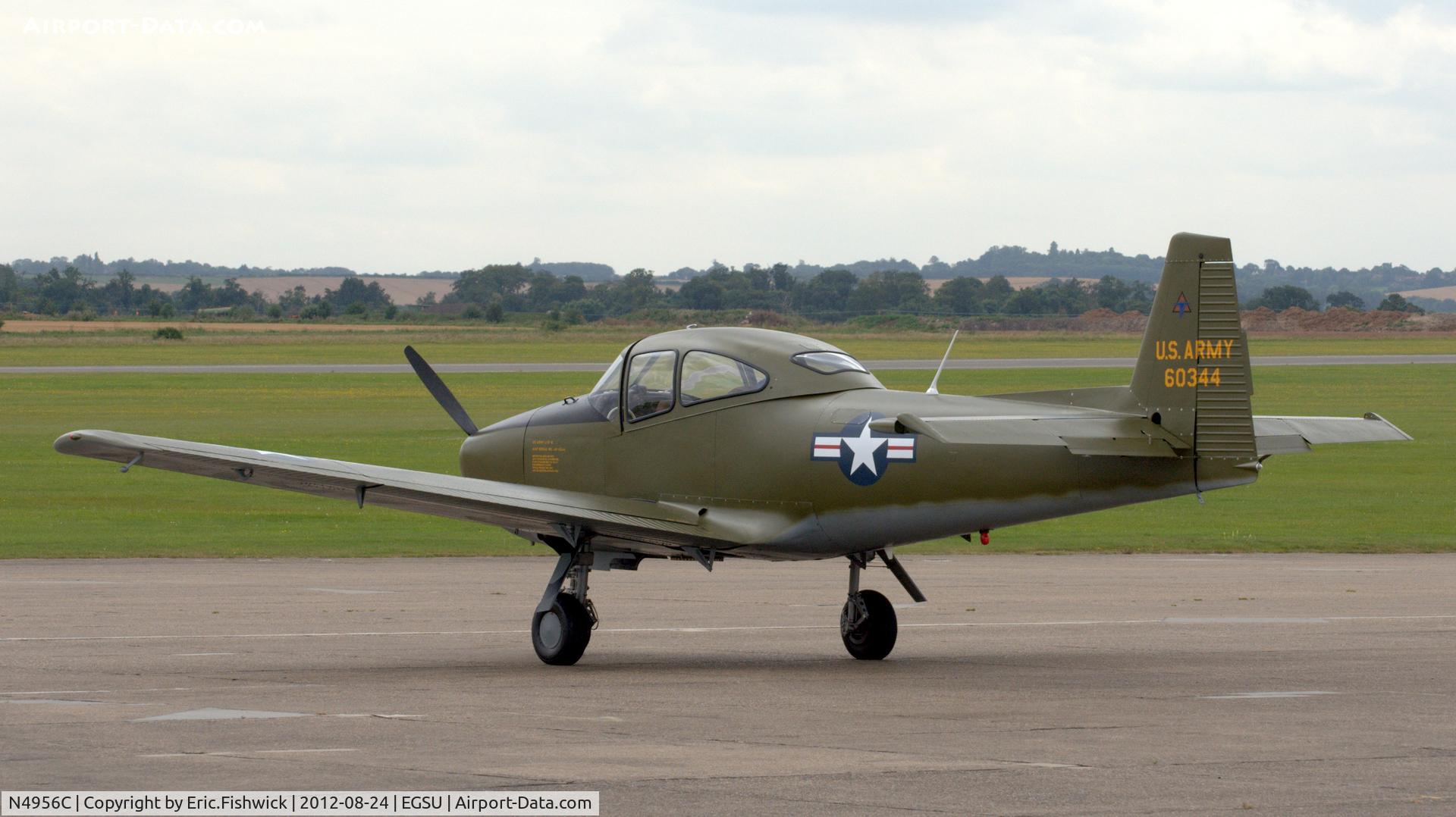 N4956C, North American Navion (NA-145) C/N NAV-4-344, 1. N4956C at Duxford Airfield