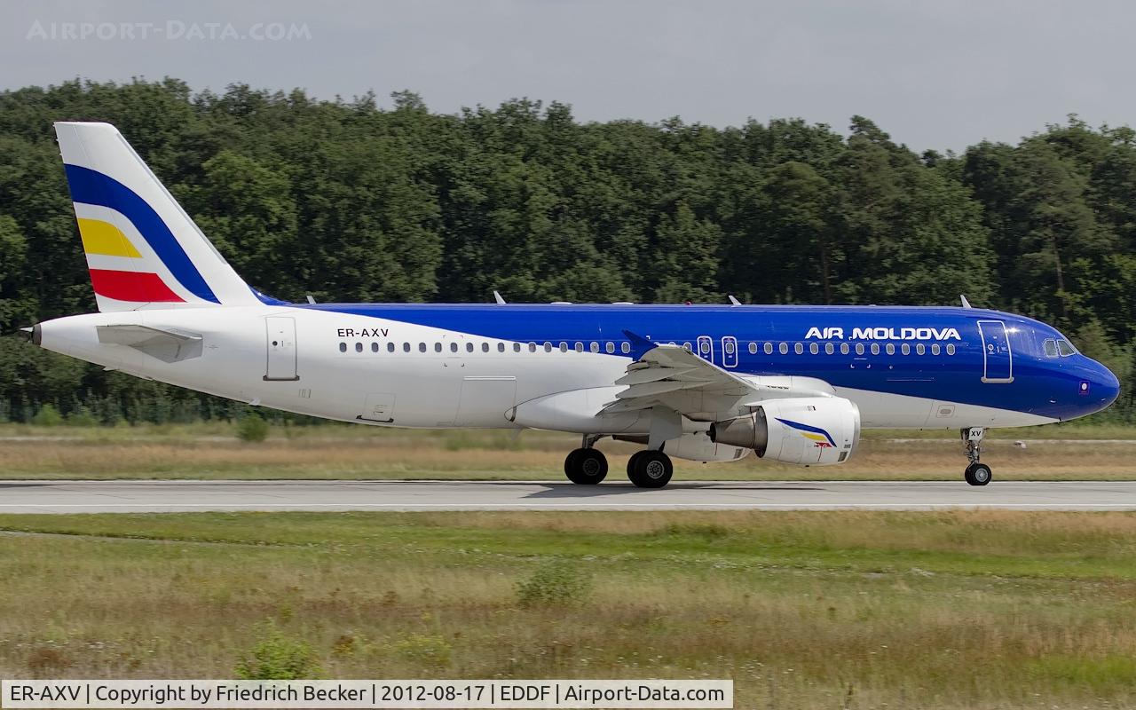 ER-AXV, 1996 Airbus A320-211 C/N 622, departure from Frankfurt