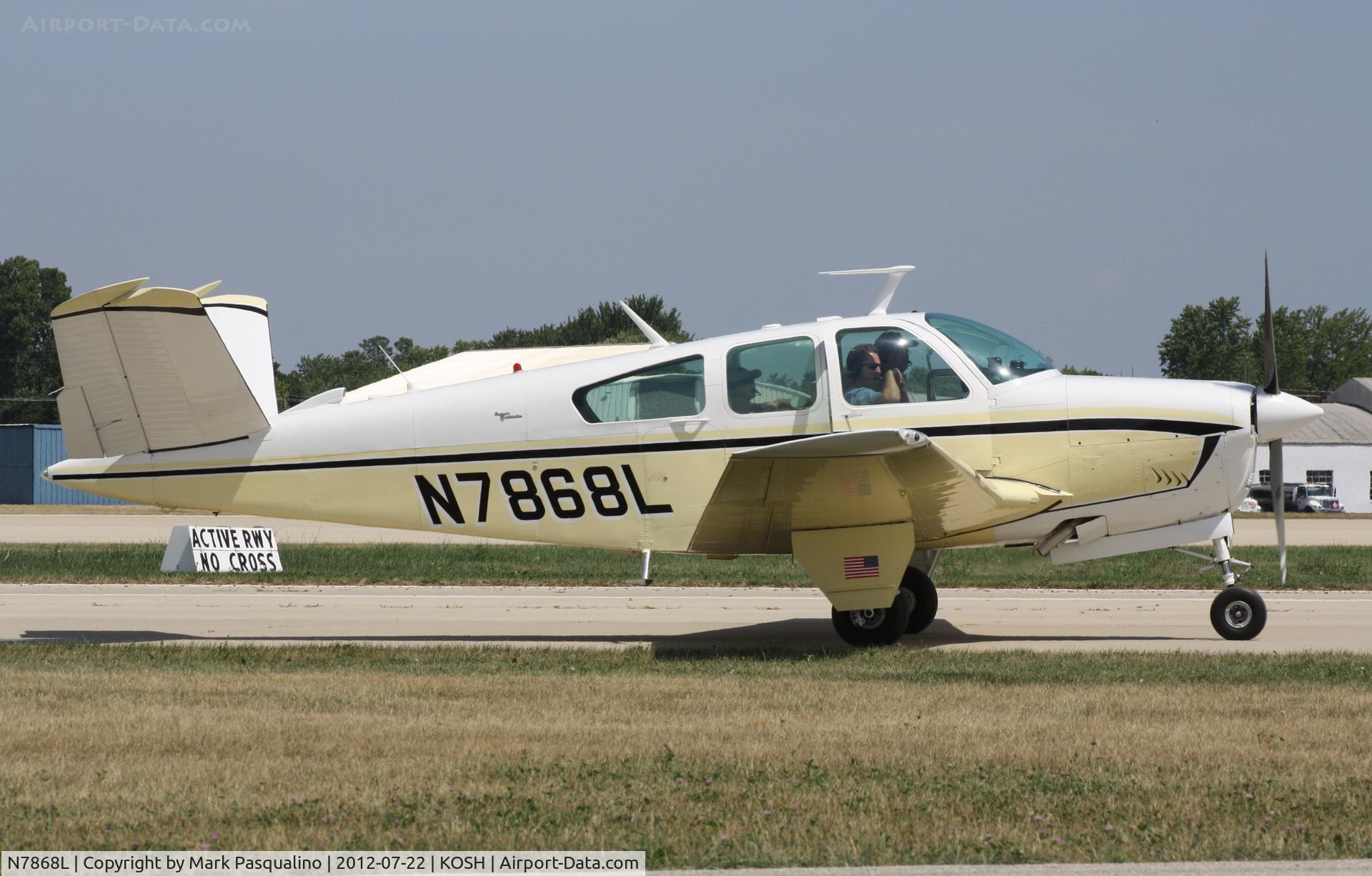 N7868L, 1966 Beech V35 Bonanza C/N D-8292, Beech V35