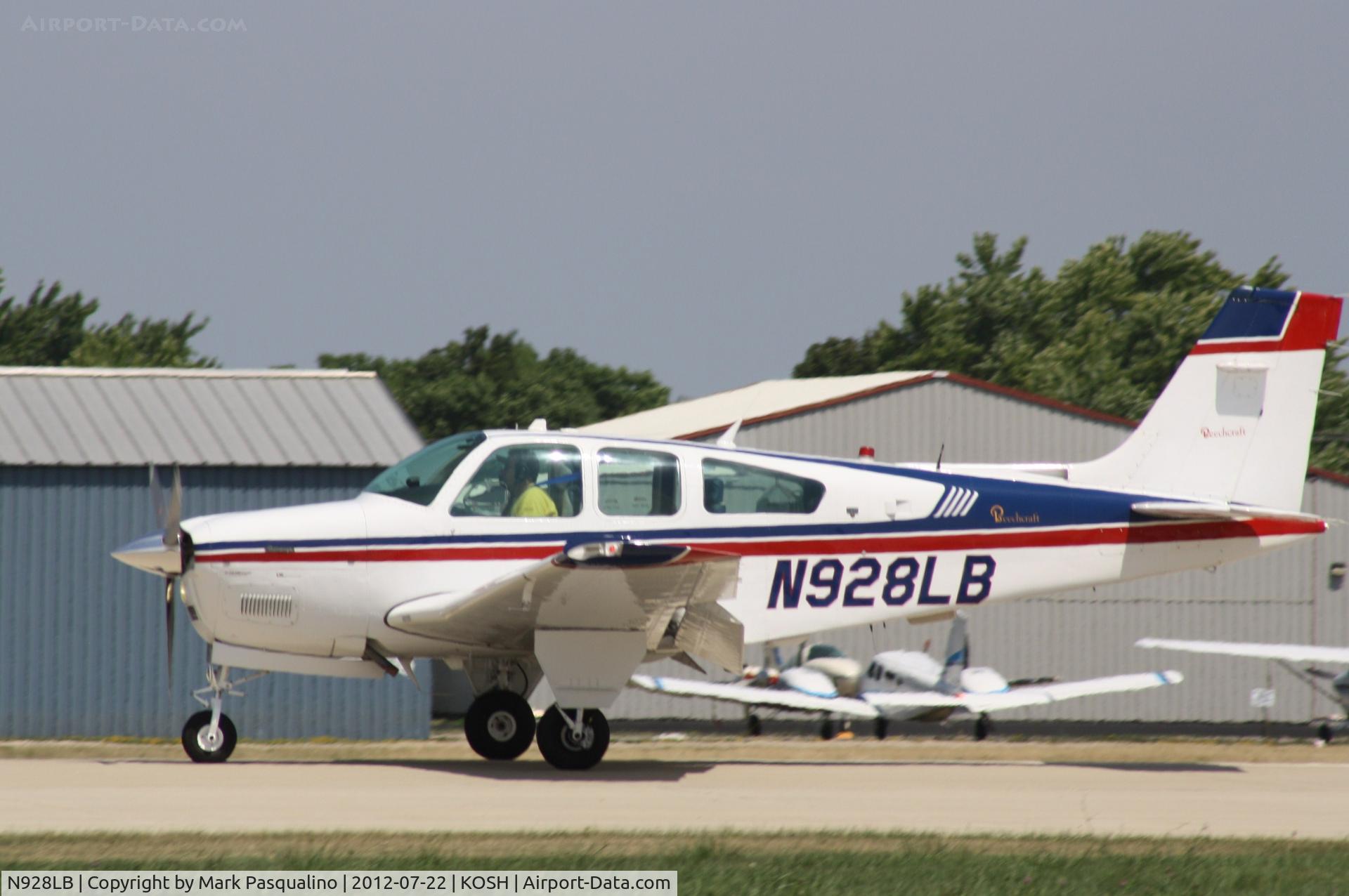 N928LB, 1987 Beech F33A Bonanza C/N CE-1174, Beech F33A
