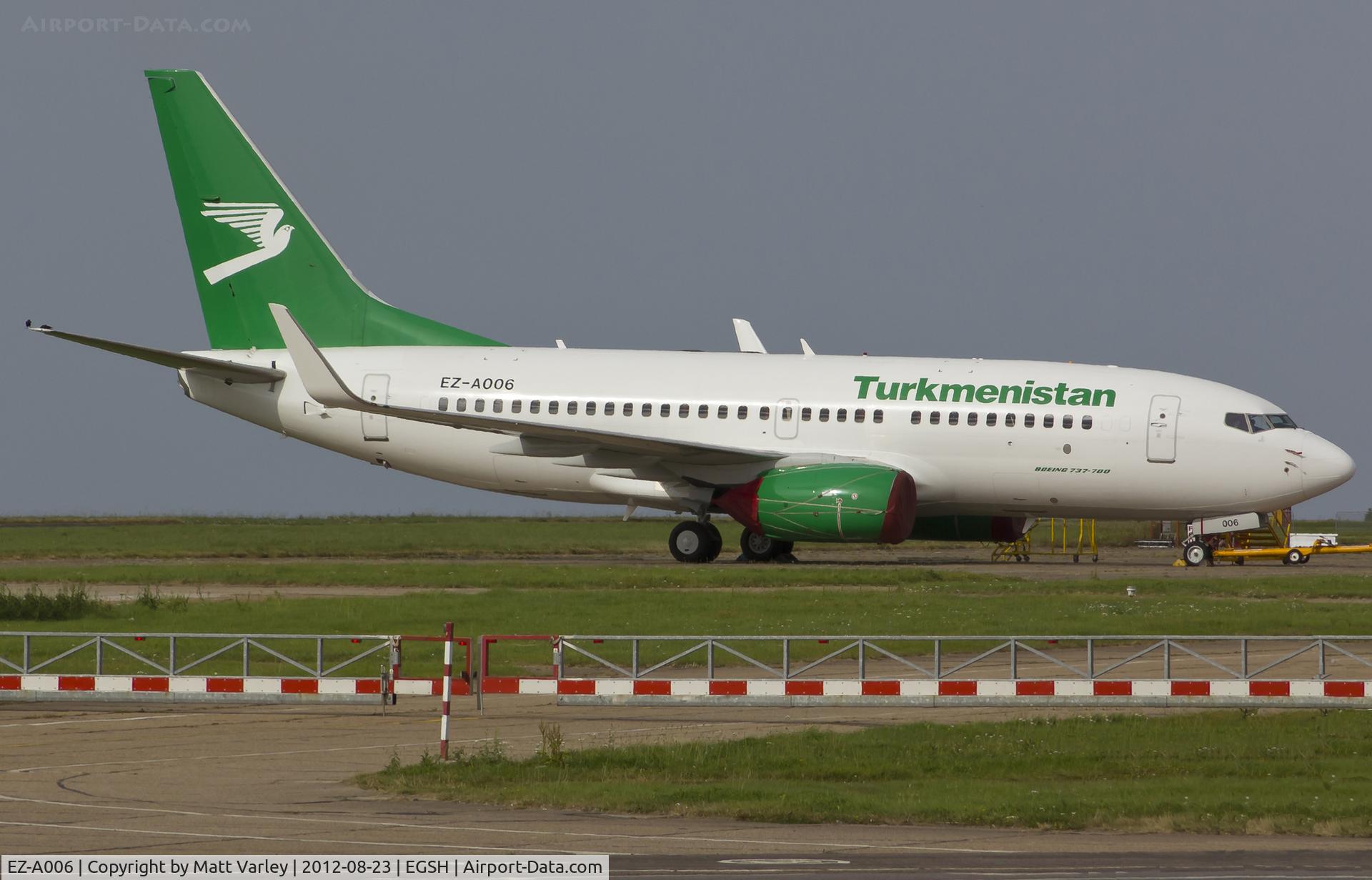 EZ-A006, 2009 Boeing 737-7GL C/N 37236, Sat on stand 9.