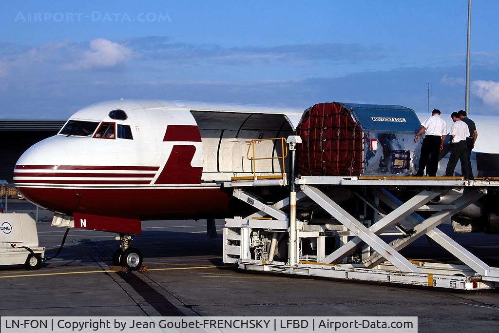 LN-FON, 1958 Douglas DC-6A C/N 45521, for DHL