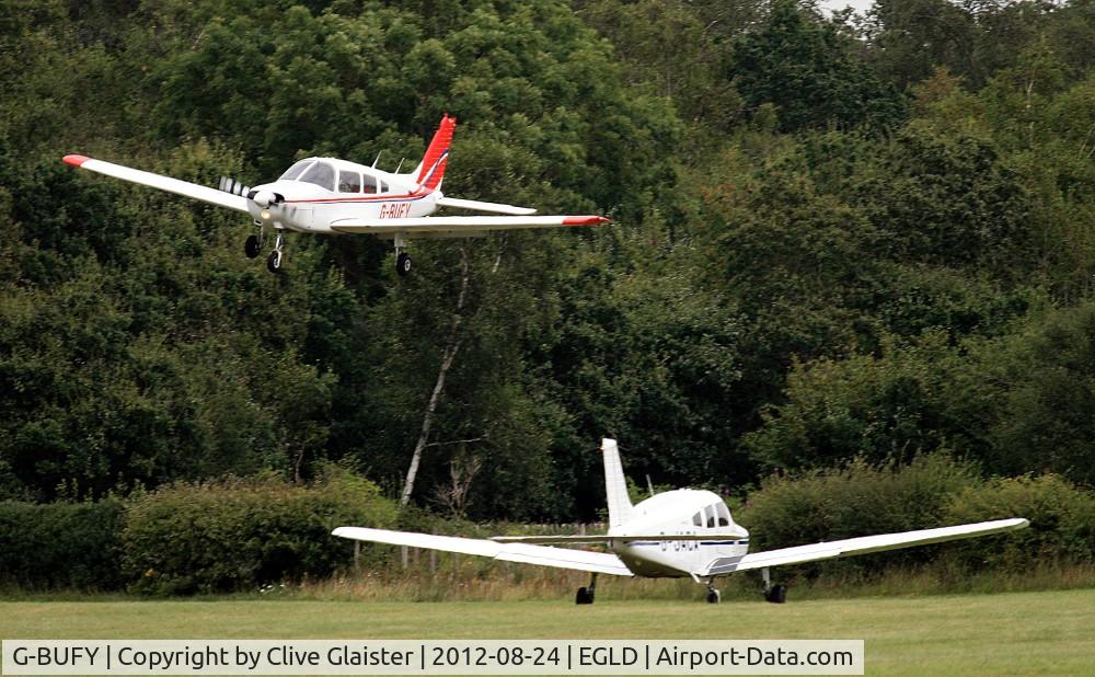 G-BUFY, 1980 Piper PA-28-161 Cherokee Warrior II C/N 28-8016211, Ex: N3571K > N8TS > N130CT > G-BUFY - Once owned to, Michael Jackson Motors Ltd and trading as, GT Aviation in April 1993. Currently owned to, Bickertons Aerodromes Ltd since February 1994. 
