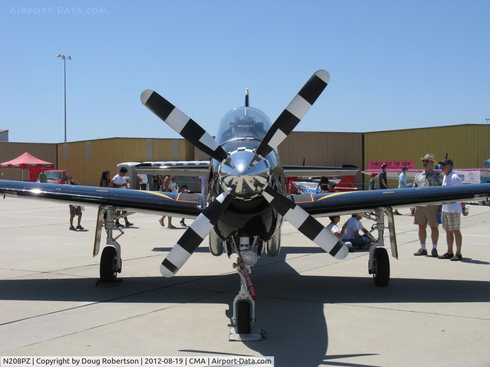 N208PZ, 1989 Short S-312 Tucano T1 C/N S034/T33, Short Bros. PLC S312 TUCANO T1 Mk.1, Garrett TPE331-12B Turboprop 1,100 shp, 4 blade prop. License built from Brazil's Embraer EMB-312 to highly modified RAF requirements to replace Jet Provost basic trainer