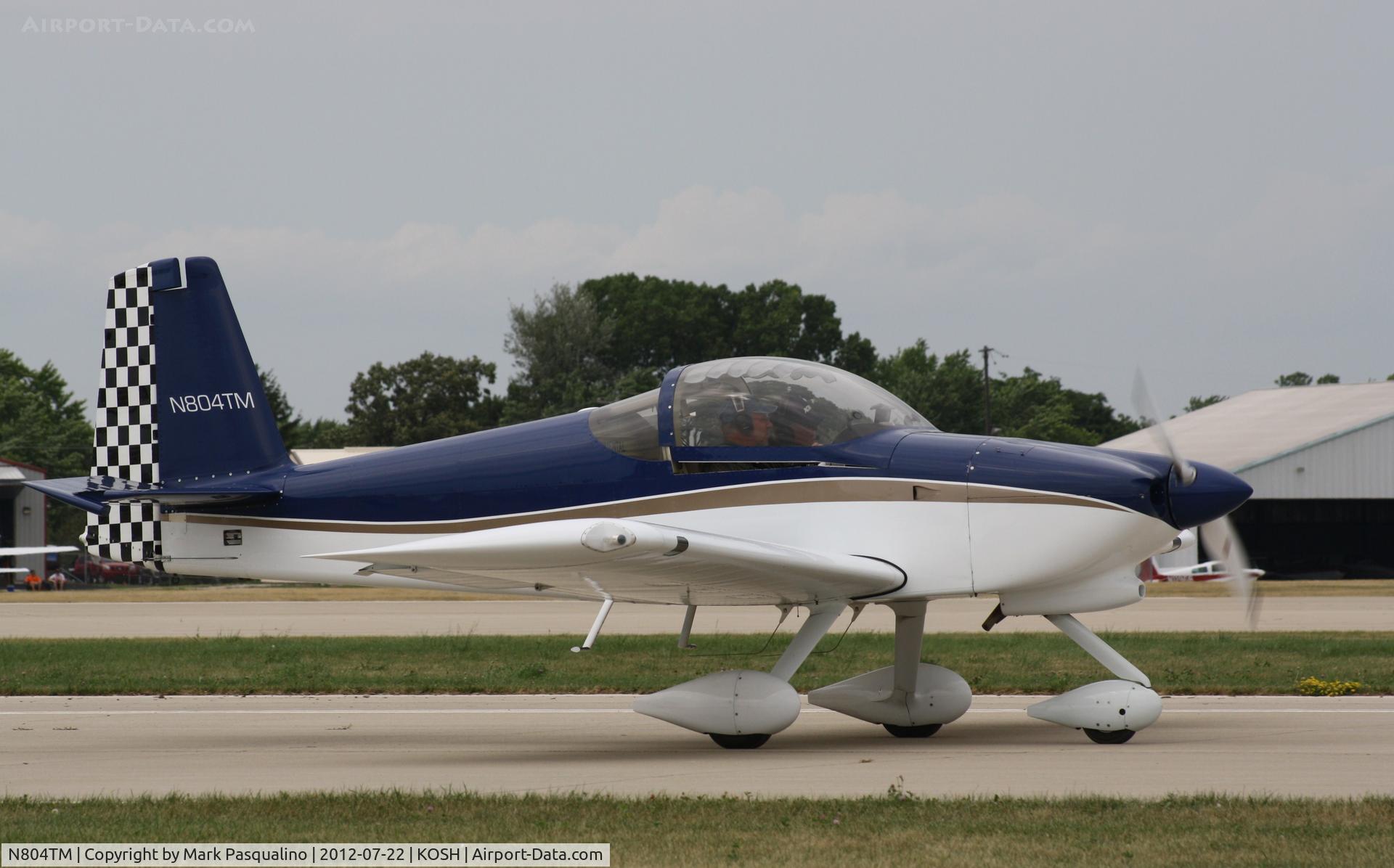 N804TM, 2004 Vans RV-7A C/N 70292, Vans RV-7A