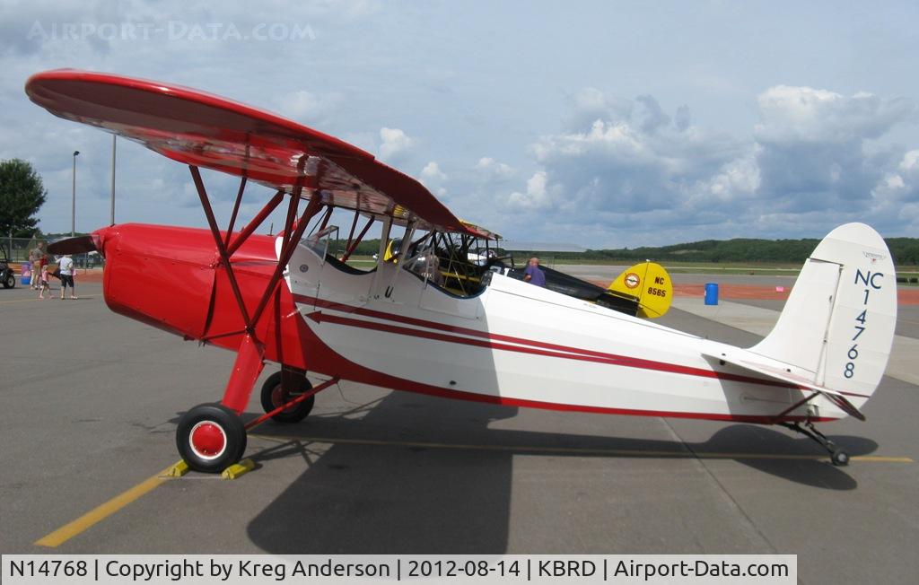 N14768, 1933 Fairchild 22 C7D C/N 922, 2012 American Barnstormers Tour in Brainerd, MN.
