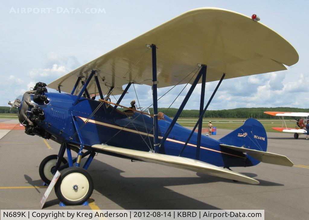 N689K, 1929 Curtiss-Wright Travel Air 4-D C/N 1270, 2012 American Barnstormers Tour in Brainerd, MN.