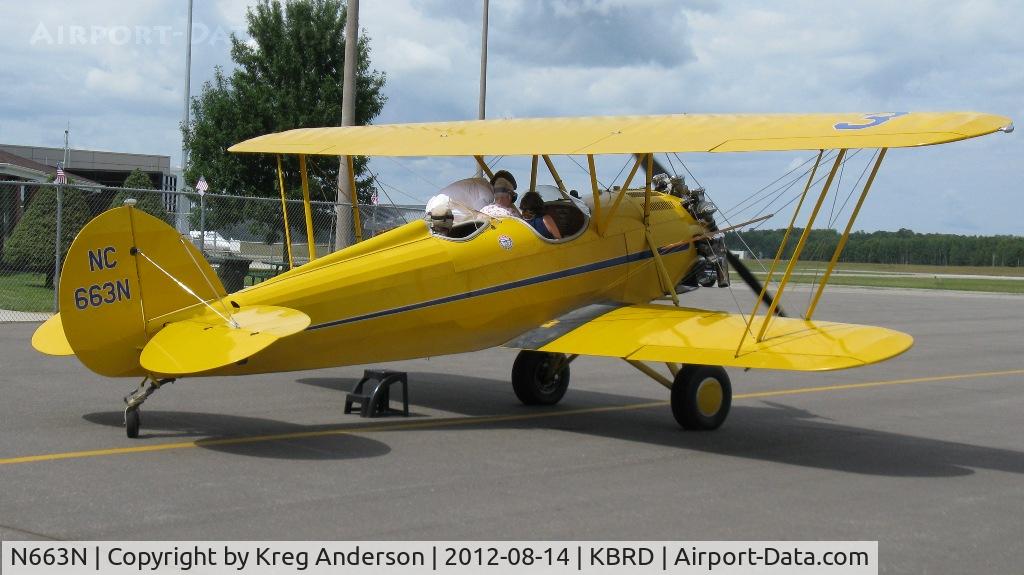 N663N, 2004 Waco ATO C/N D-3128, 2012 American Barnstormers Tour in Brainerd, MN.