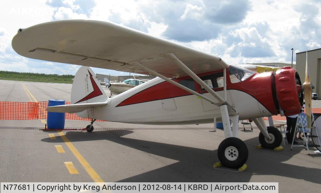 N77681, 1946 Fairchild 24W-46 C/N W46381, 2012 American Barnstormers Tour in Brainerd, MN.