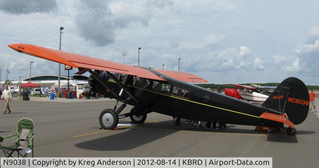 N9038, 1928 Curtiss-Wright Travel Air 6-B C/N 839, 2012 American Barnstormers Tour in Brainerd, MN.