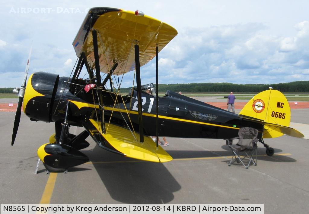 N8565, 1929 Waco ATO C/N A-83, 2012 American Barnstormers Tour in Brainerd, MN.