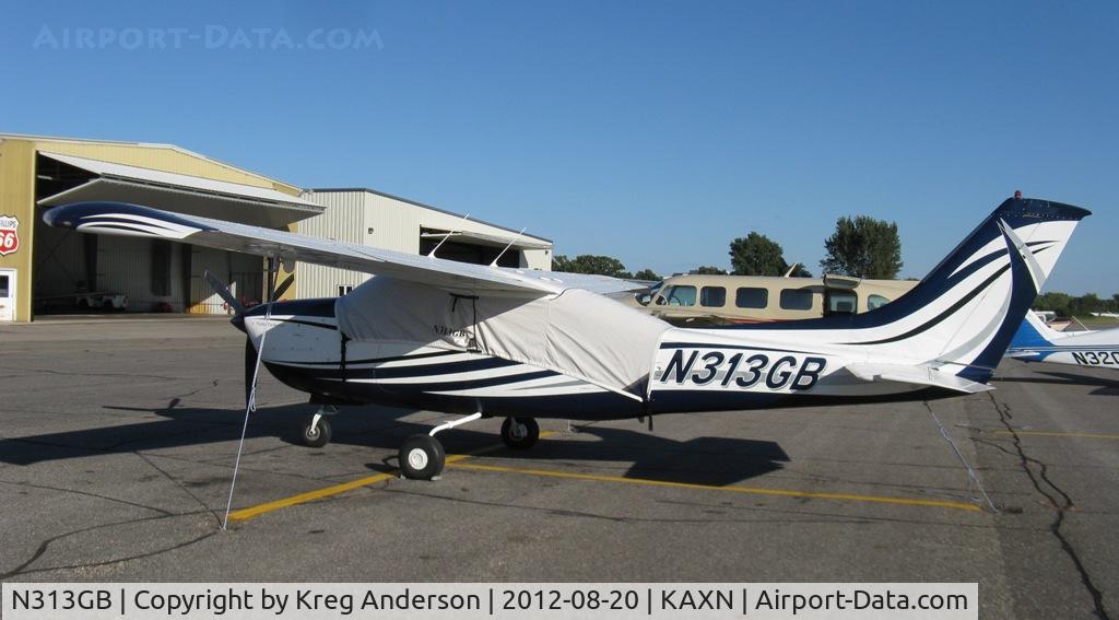 N313GB, 1977 Cessna T210M Turbo Centurion C/N 21061986, Cessna T210M Centurion on the line.
