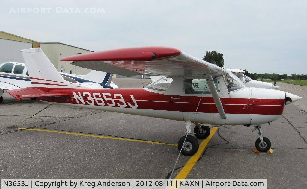 N3653J, 1966 Cessna 150G C/N 15064953, Cessna 150G on the line.