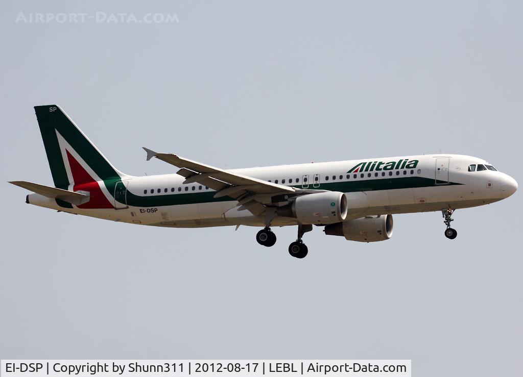 EI-DSP, 2008 Airbus A320-216 C/N 3482, Landing rwy 25R