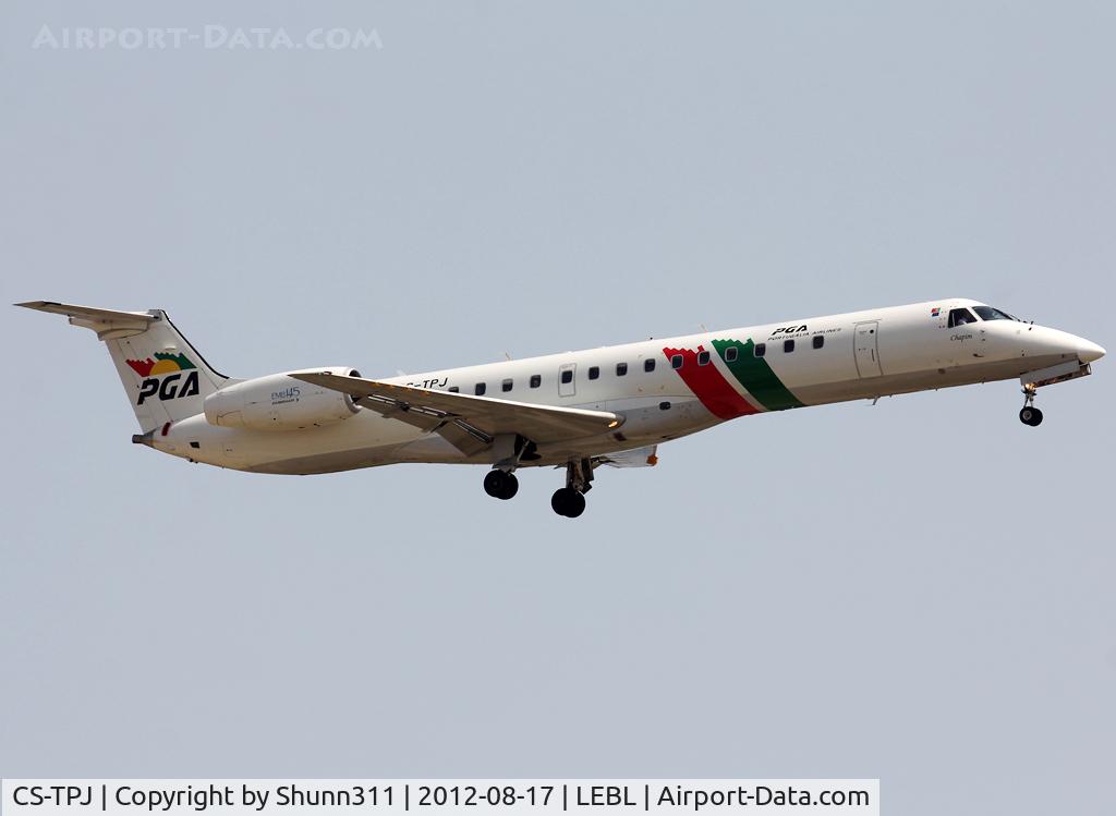 CS-TPJ, 1997 Embraer EMB-145EP (ERJ-145EP) C/N 145036, Landing rwy 25R