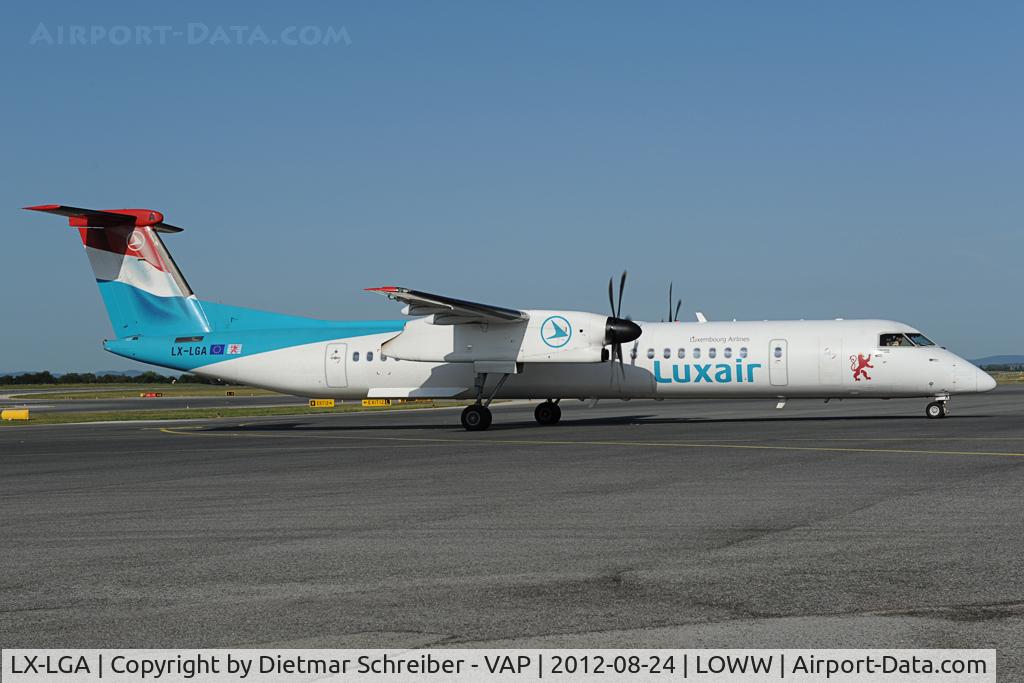 LX-LGA, 2007 De Havilland Canada DHC-8-402Q Dash 8 C/N 4159, Luxair Dash 8-400