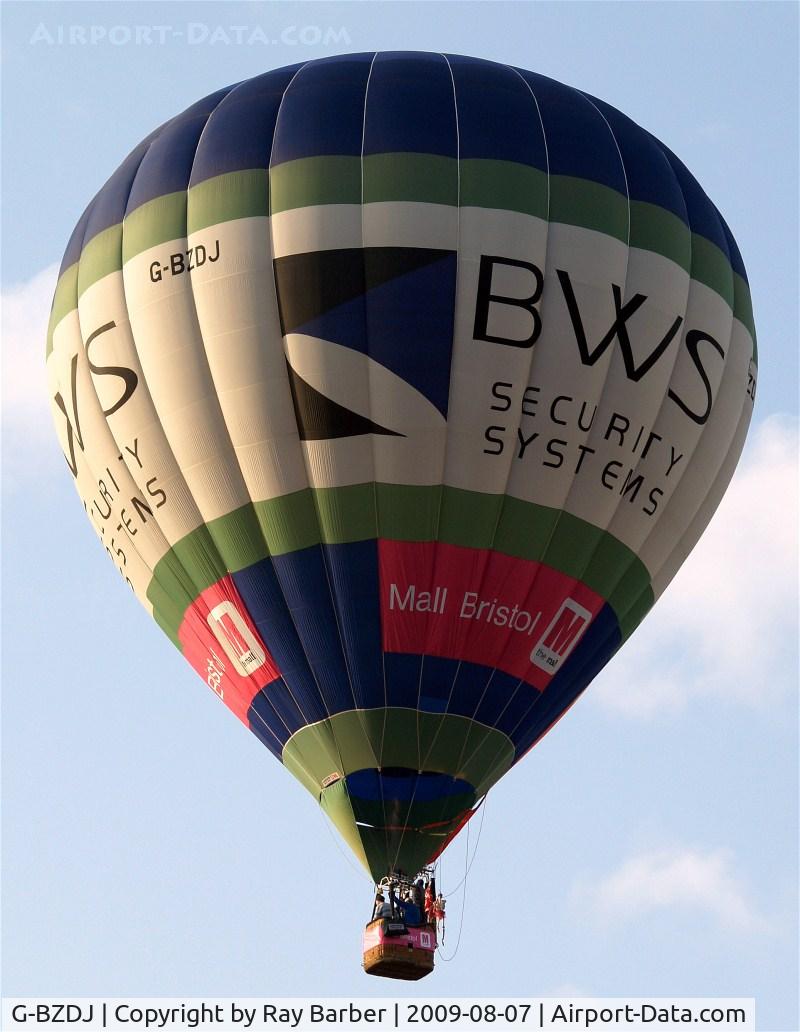 G-BZDJ, 2000 Cameron Balloons Z-105 C/N 4832, Cameron Balloon Z-105 [4832] Ashton Court-Bristol~G 07/08/2009.