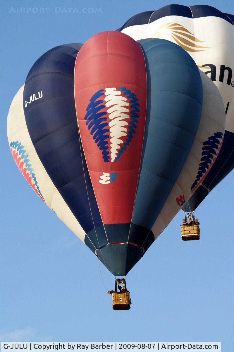 G-JULU, 1995 Cameron Balloons V-90 C/N 3611, Cameron Balloon V-90 [3611]  Ashton Court-Bristol~G 07/08/2009