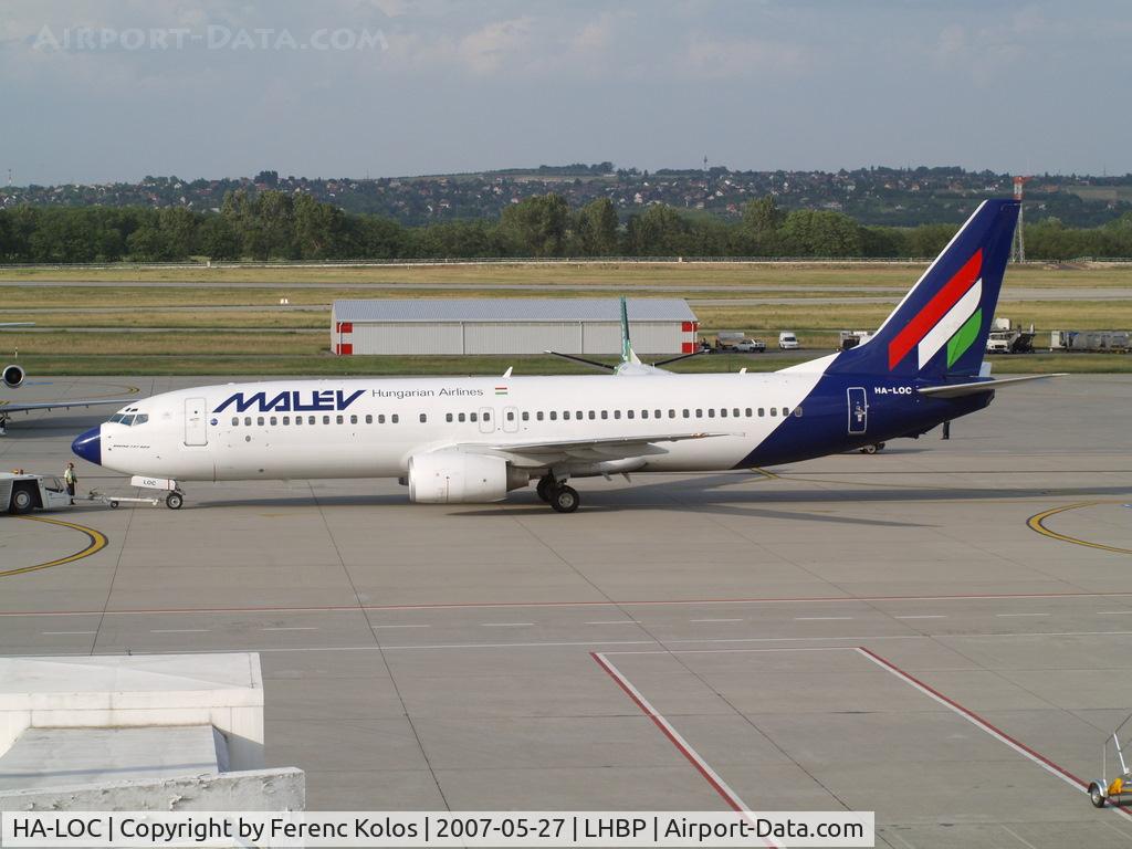 HA-LOC, 2003 Boeing 737-8Q8 C/N 32797, Ferihegy