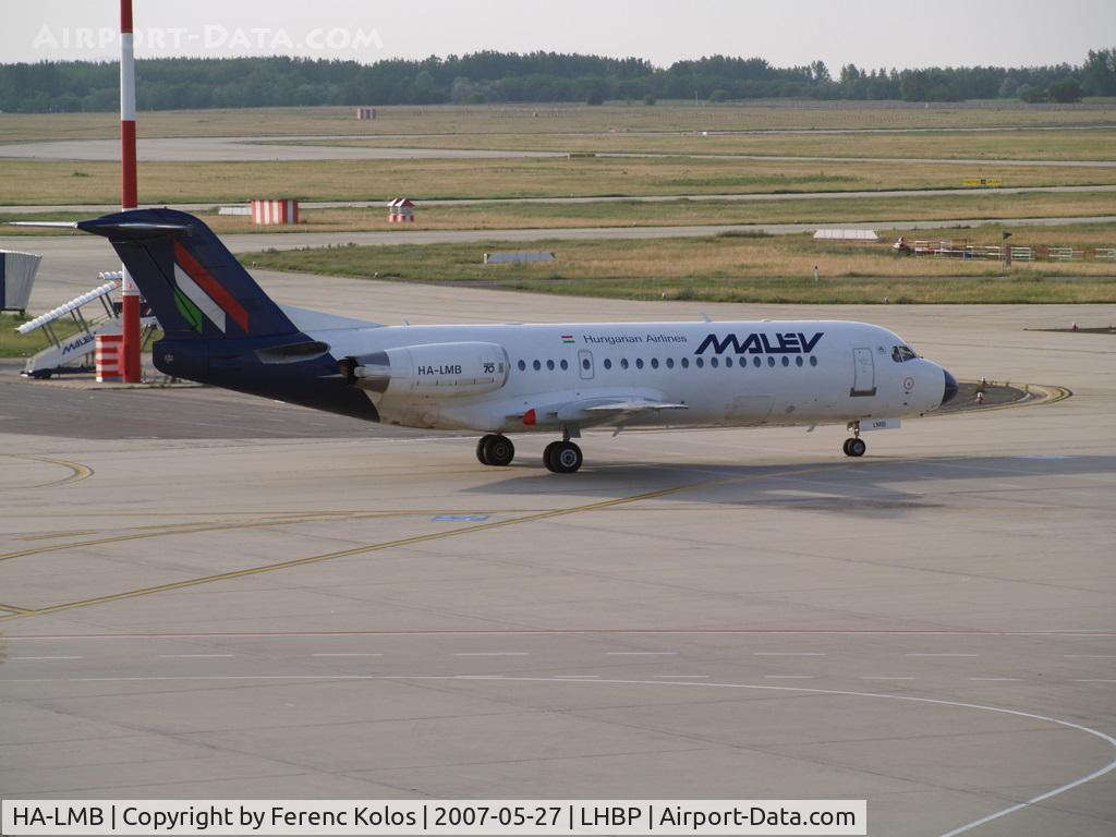 HA-LMB, 1996 Fokker 70 (F-28-0070) C/N 11565, Ferihegy