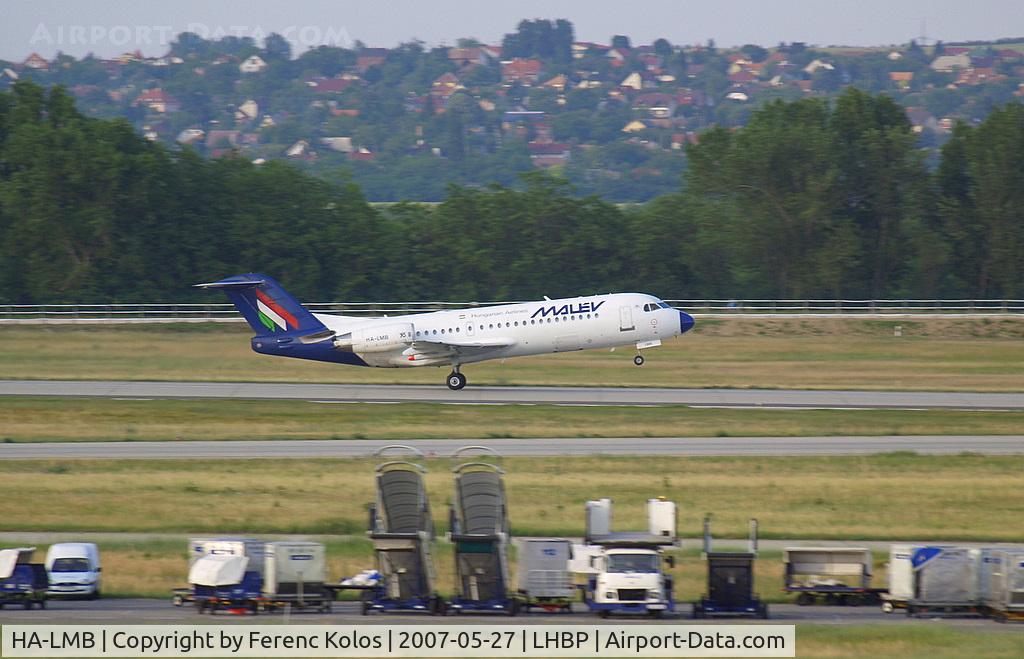 HA-LMB, 1996 Fokker 70 (F-28-0070) C/N 11565, Ferihegy
