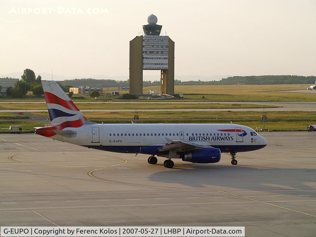 G-EUPO, 2000 Airbus A319-131 C/N 1279, Ferihegy