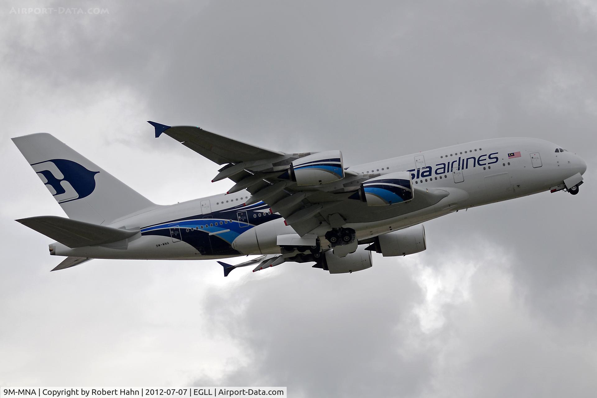 9M-MNA, 2011 Airbus A380-841 C/N 078, Malaysia A380-800 new colors