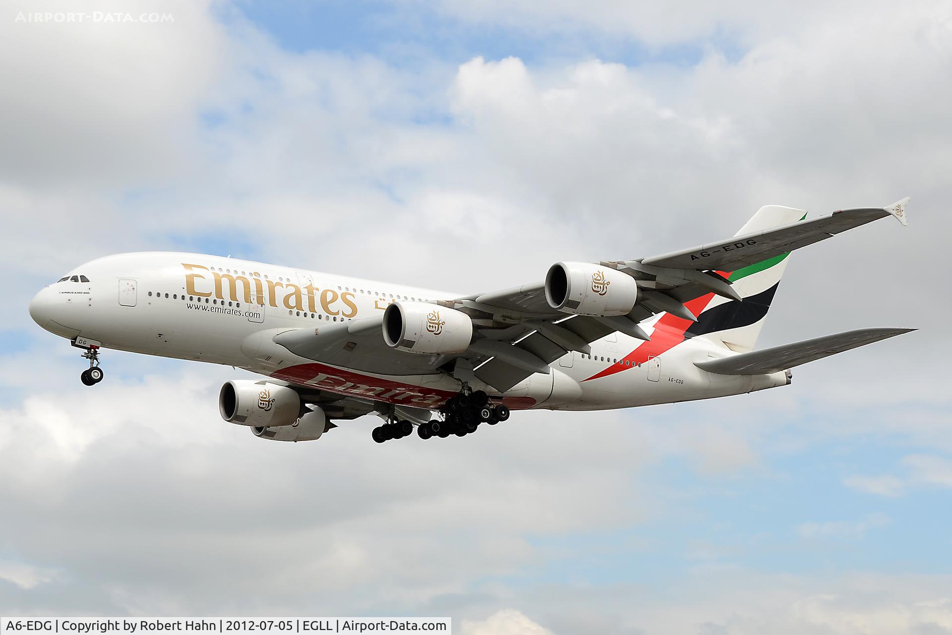 A6-EDG, 2009 Airbus A380-861 C/N 023, Emirates A380-800