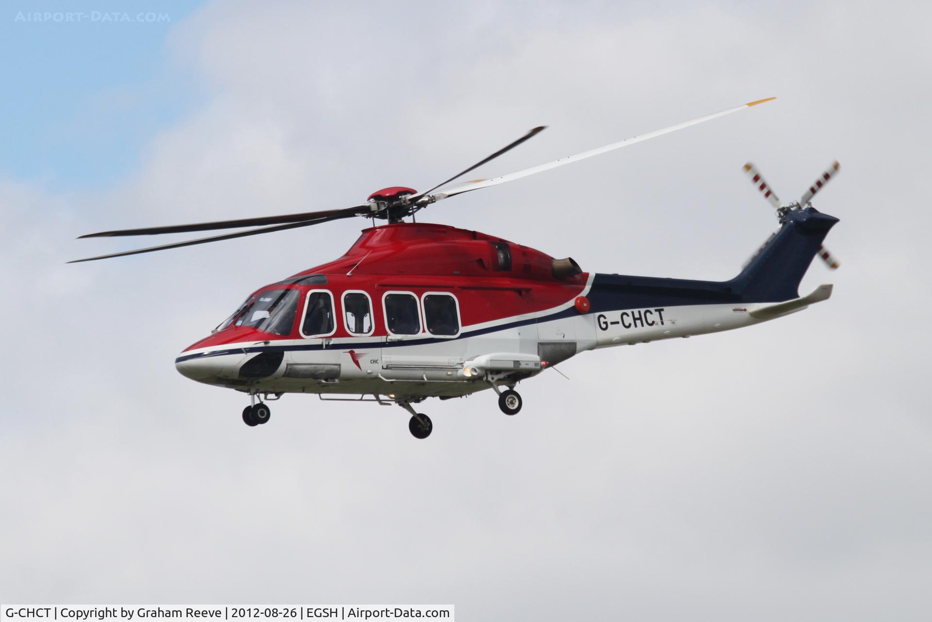 G-CHCT, 2006 Agusta AB-139 C/N 31042, Just airbourne.