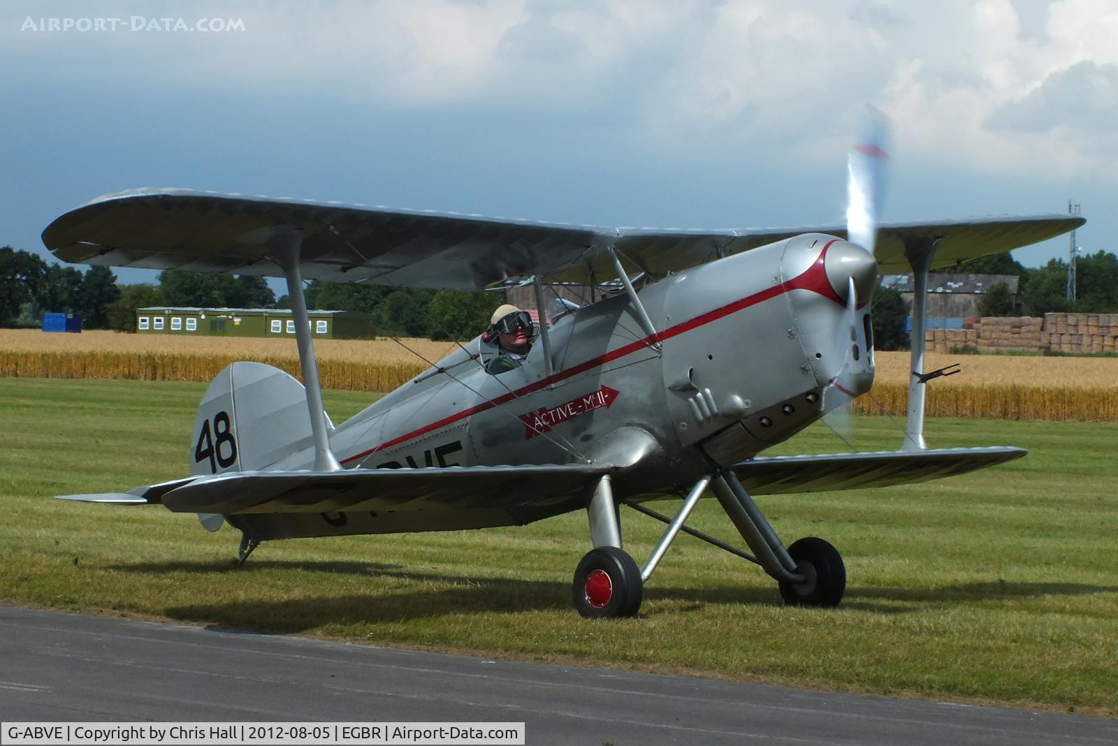 G-ABVE, 1932 Arrow Active 2 C/N 2, The Real Aeroplane Club's Summer Madness Fly-In, Breighton