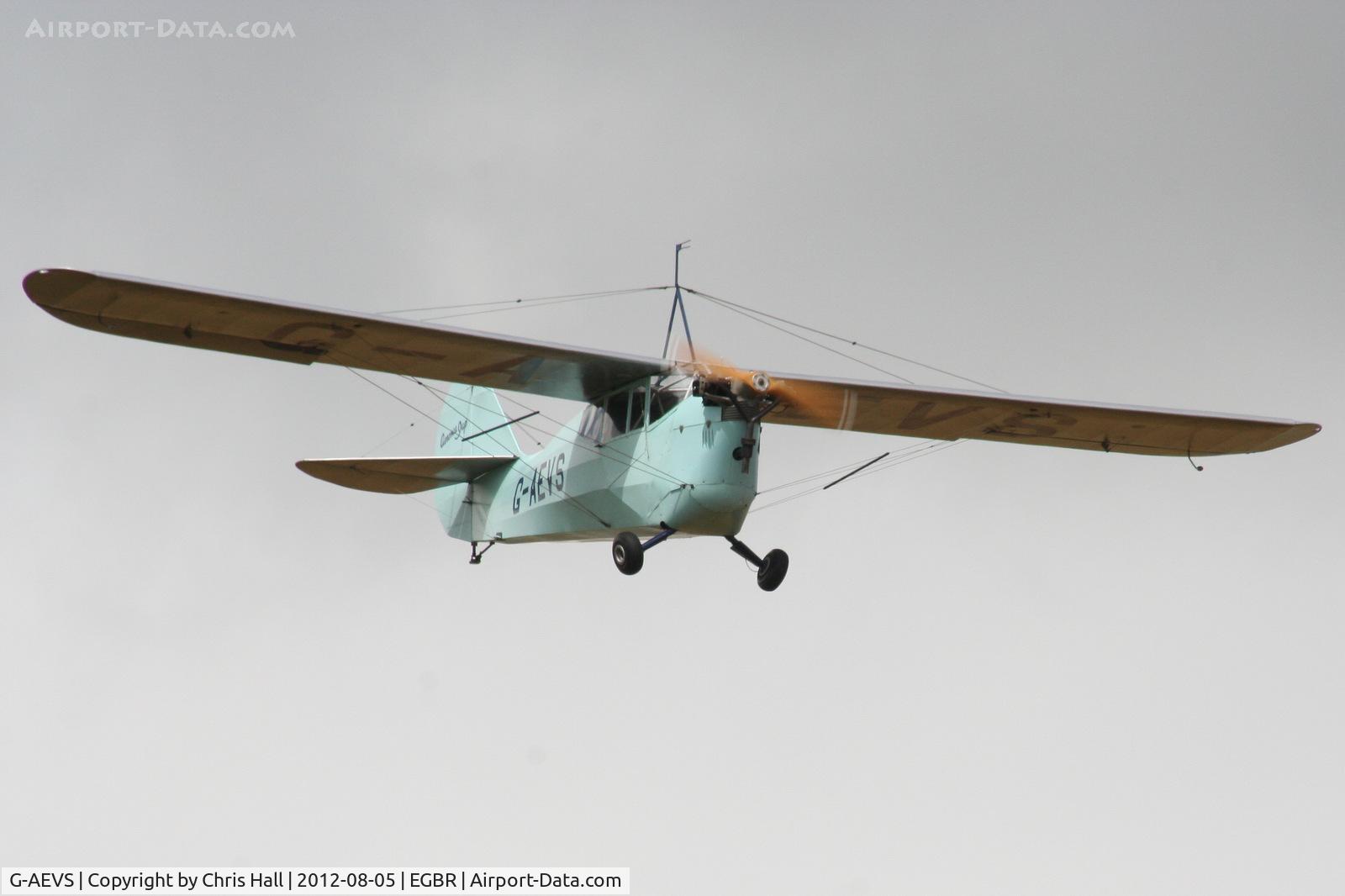 G-AEVS, 1937 Aeronca 100 C/N AB114, The Real Aeroplane Club's Summer Madness Fly-In, Breighton