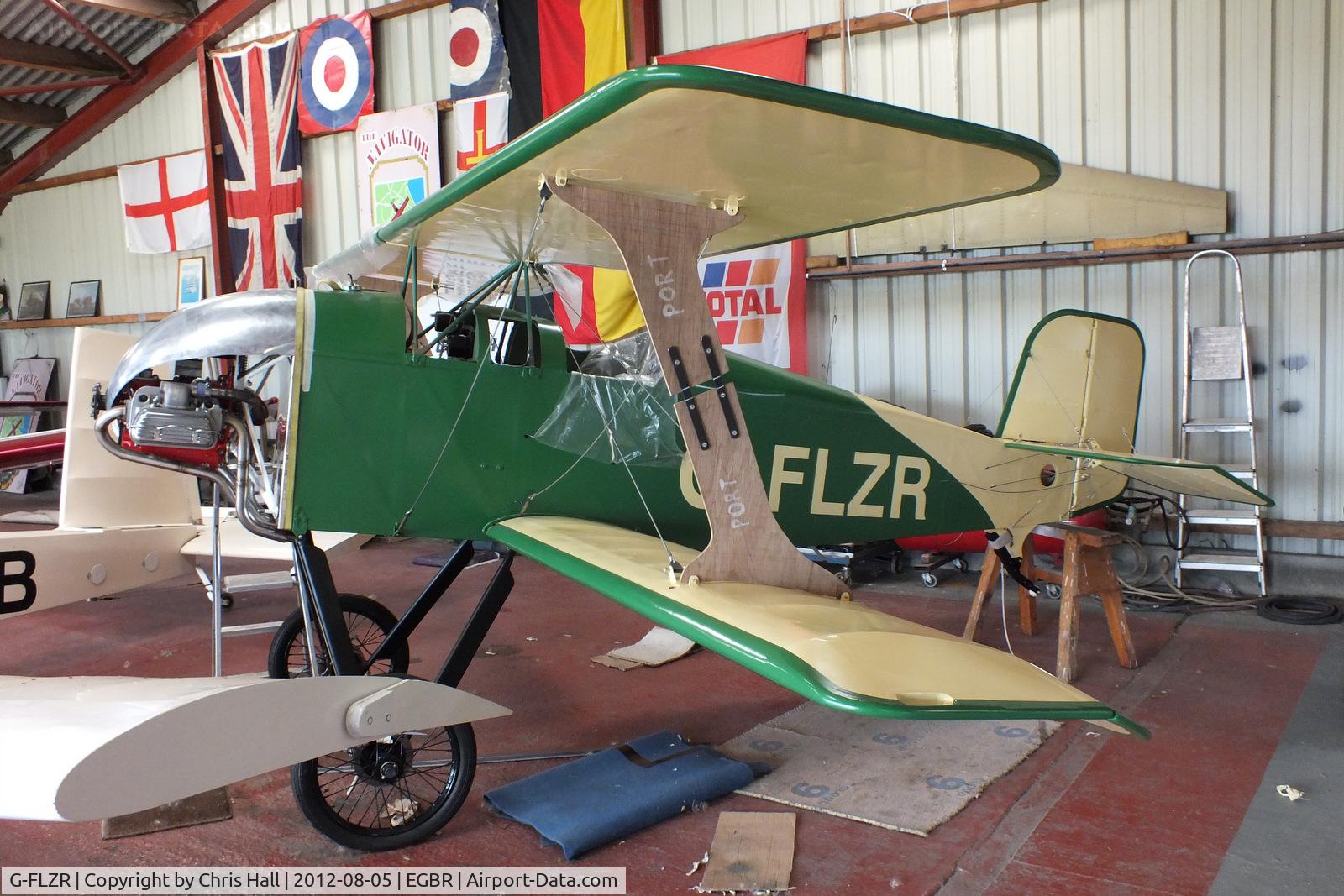 G-FLZR, 2001 Staaken Z-21 Flitzer C/N PFA 223-13219, now with its engine fitted