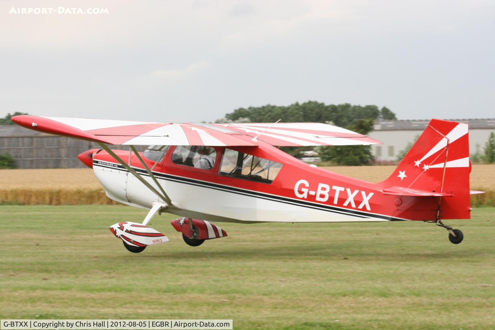 G-BTXX, 1980 Bellanca 8KCAB Decathlon C/N 595-80, The Real Aeroplane Club's Summer Madness Fly-In, Breighton