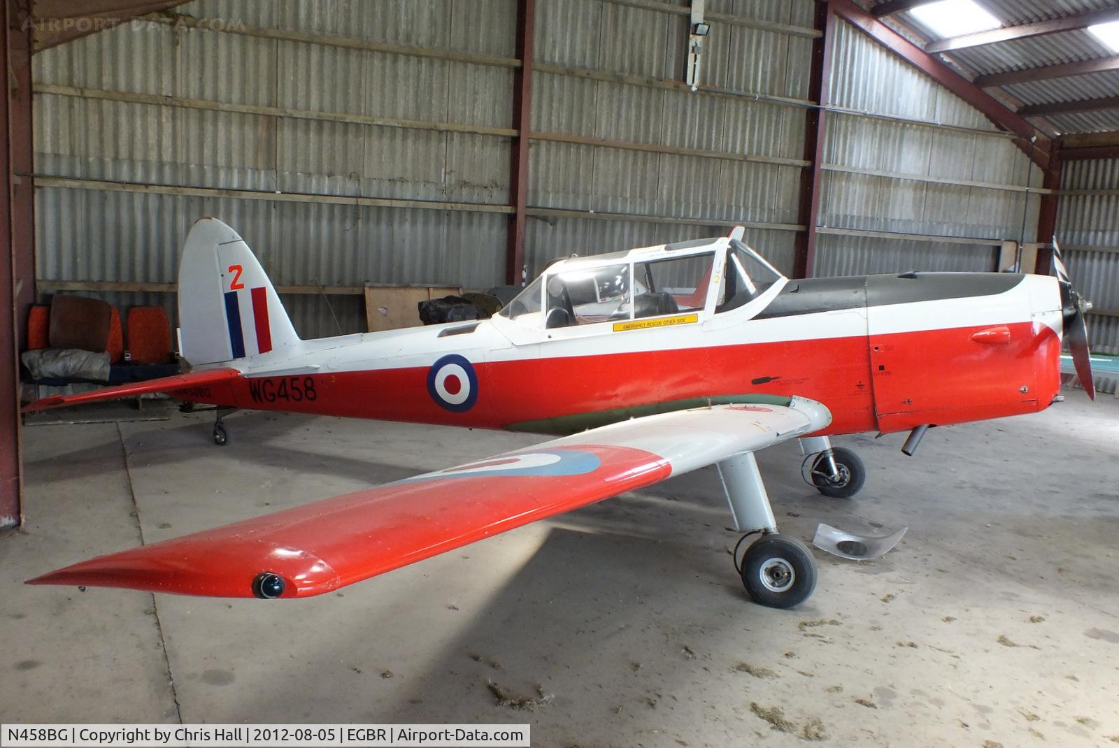 N458BG, 1951 De Havilland DHC-1 Chipmunk T.10 C/N C1/0508, The Real Aeroplane Club's Summer Madness Fly-In, Breighton