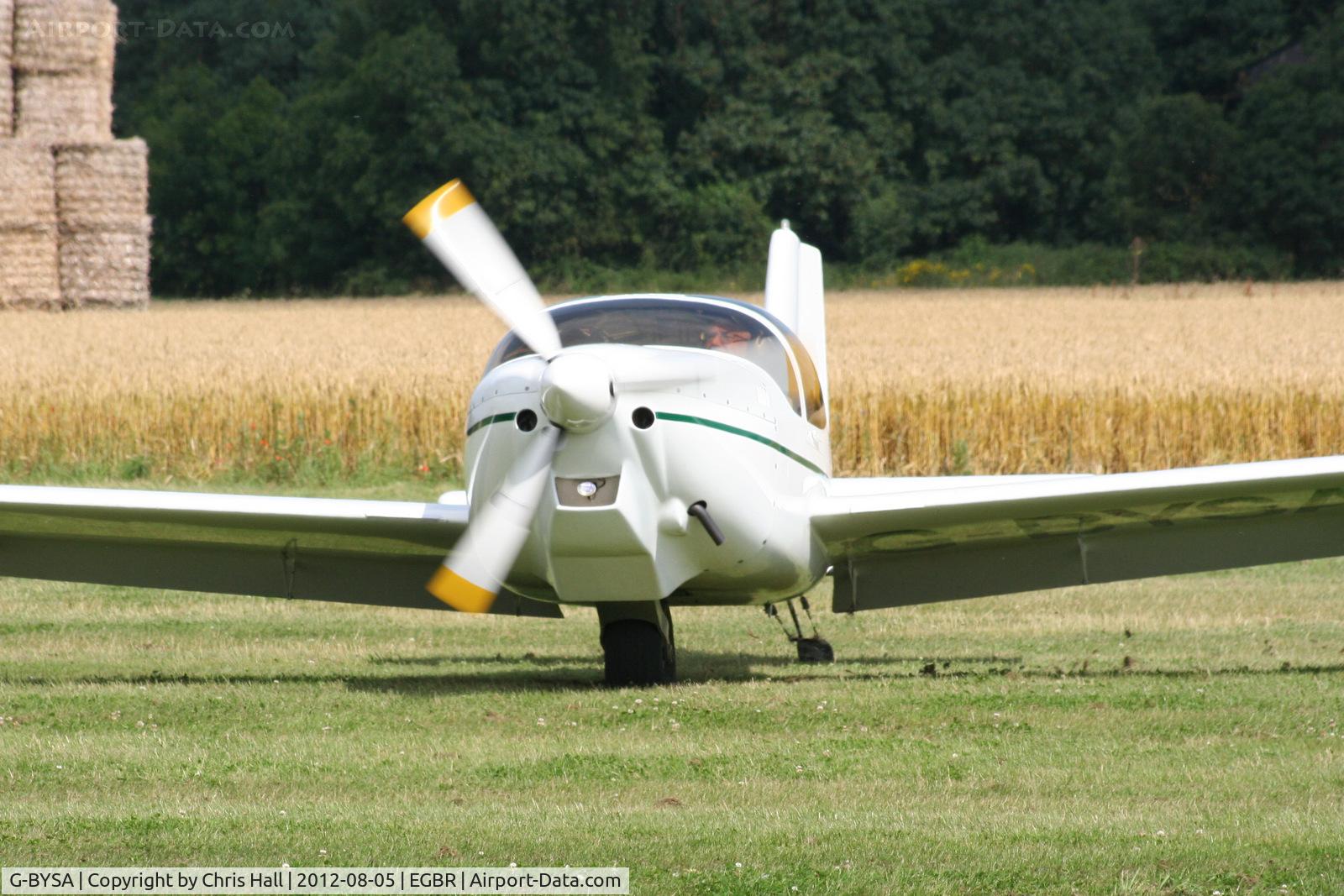G-BYSA, 2000 Europa XS Monowheel C/N PFA 247-13199, The Real Aeroplane Club's Summer Madness Fly-In, Breighton