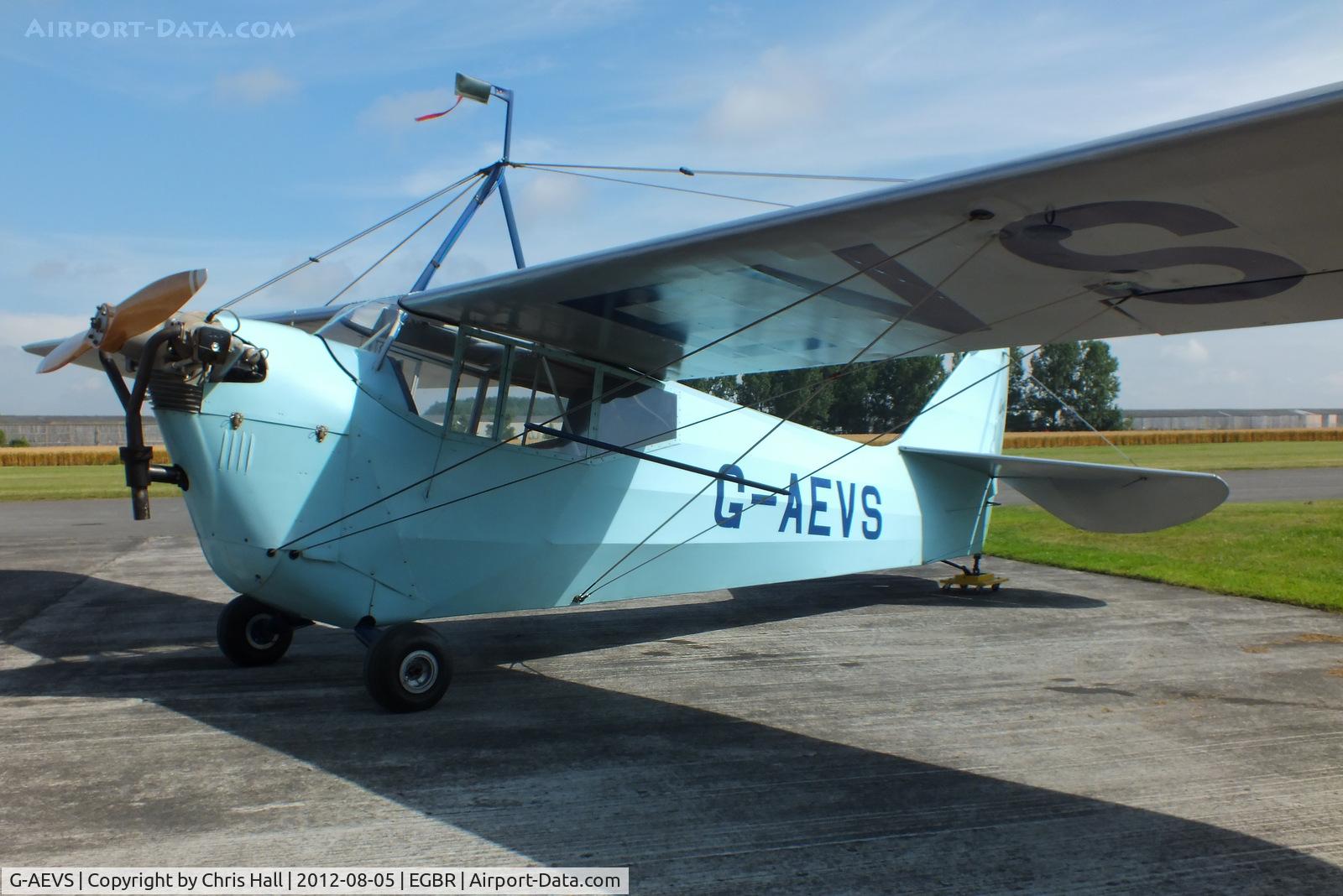 G-AEVS, 1937 Aeronca 100 C/N AB114, The Real Aeroplane Club's Summer Madness Fly-In, Breighton