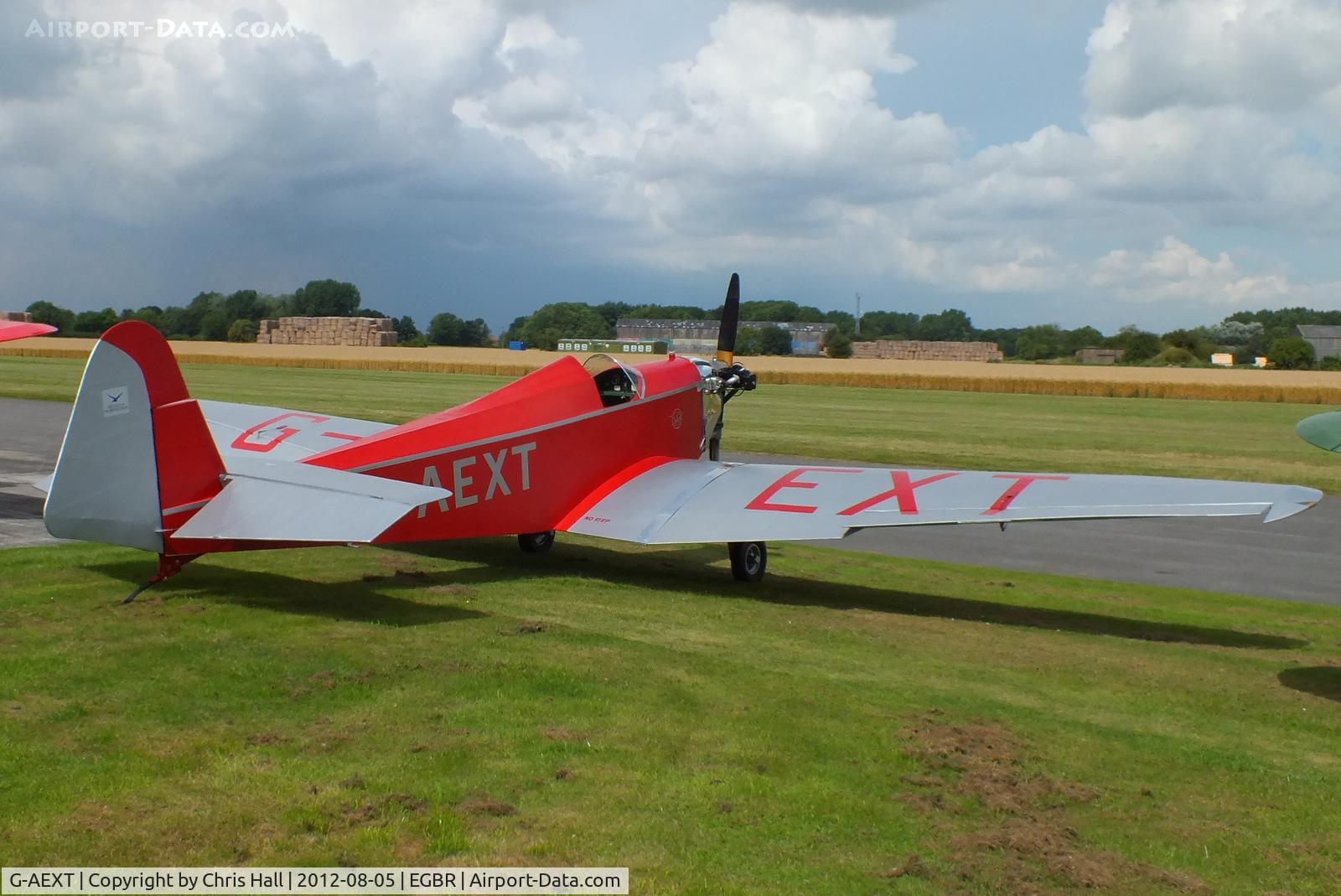 G-AEXT, 1937 Dart Kitten II C/N 123, The Real Aeroplane Club's Summer Madness Fly-In, Breighton
