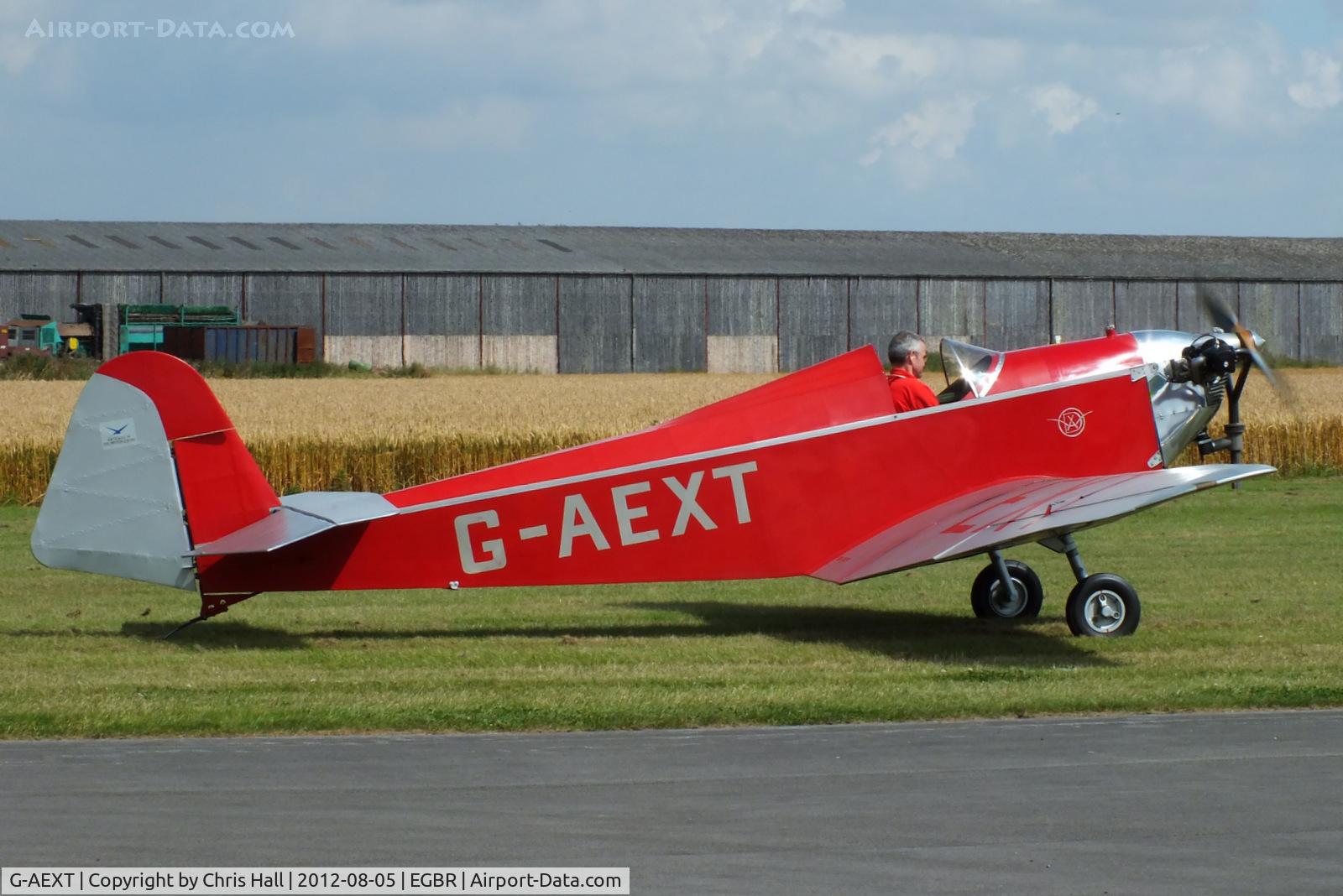 G-AEXT, 1937 Dart Kitten II C/N 123, The Real Aeroplane Club's Summer Madness Fly-In, Breighton