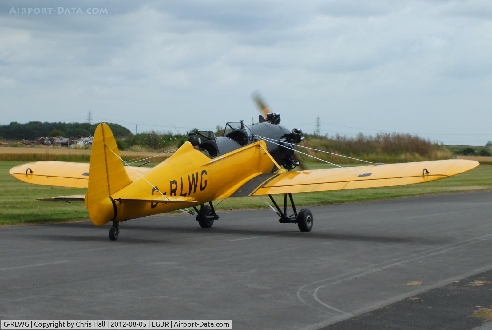 G-RLWG, 1942 Ryan PT-22 Recruit (ST3KR) C/N 1716, The Real Aeroplane Club's Summer Madness Fly-In, Breighton