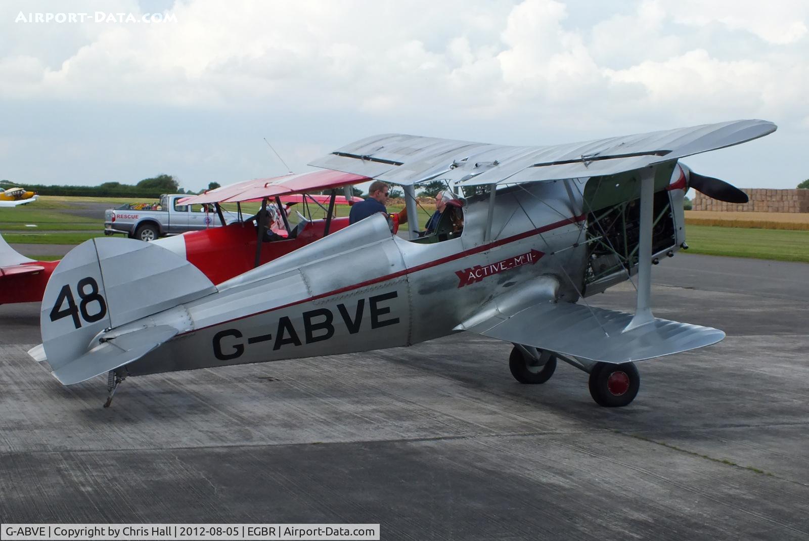G-ABVE, 1932 Arrow Active 2 C/N 2, The Real Aeroplane Club's Summer Madness Fly-In, Breighton