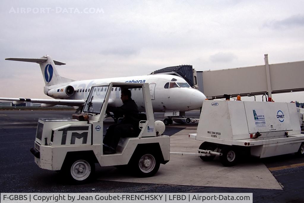 F-GBBS, 1972 Fokker F.28-1000 Fellowship C/N 11050, flight Sabena to Bruxelles