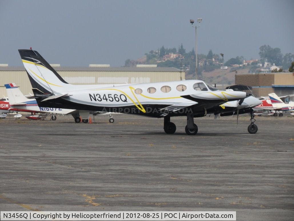 N3456Q, 1971 Cessna 340 C/N 340-0004, Parked near Howard Aviation