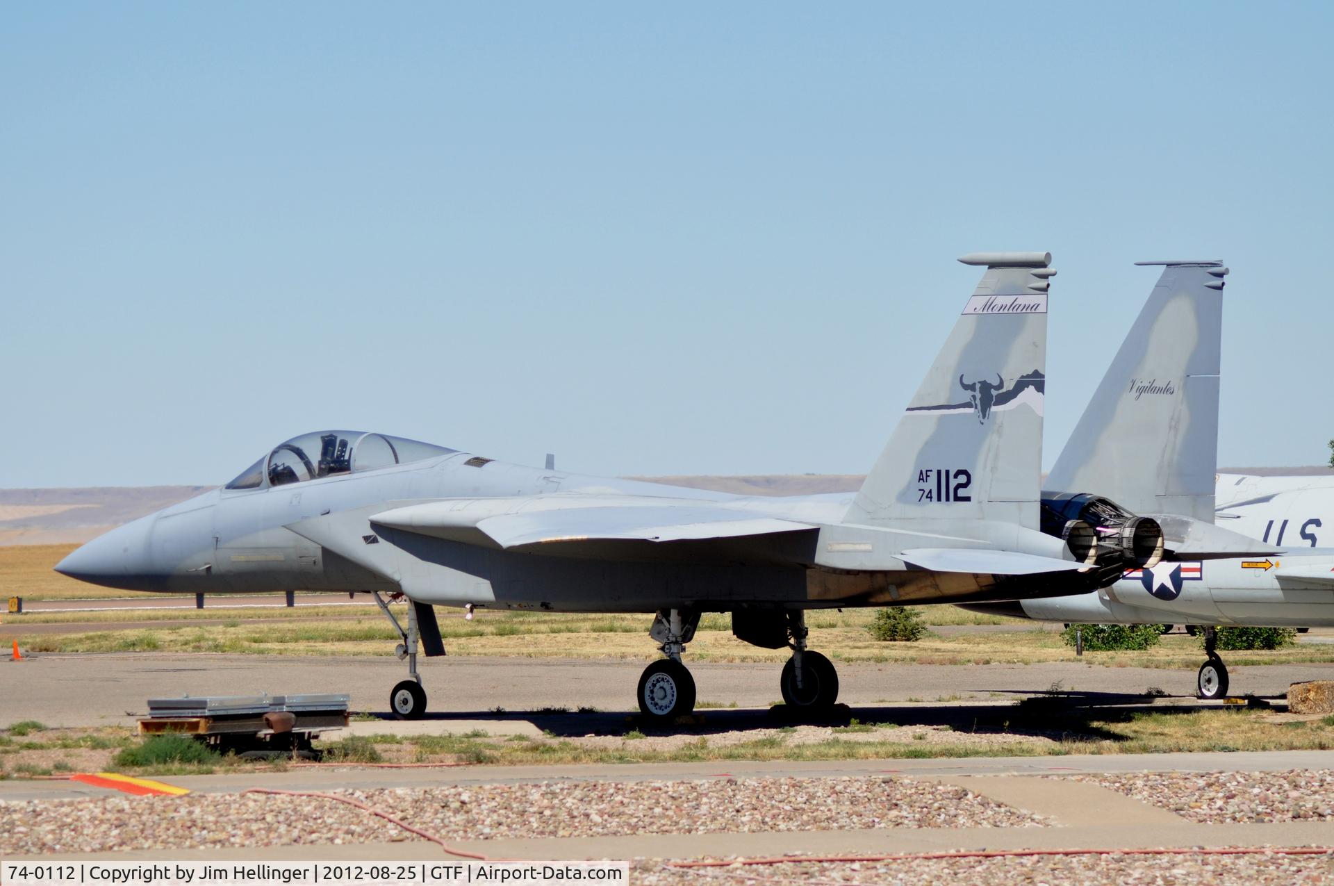 74-0112, 1974 McDonnell Douglas F-15A Eagle C/N 0086/A073, 112 was on display inside the MT ANG facility, but was moved out. In anticipation of the F-15 transfer to Fresno, California?